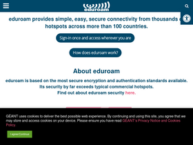 'eduroam.org' screenshot
