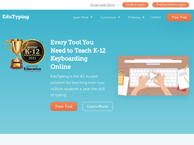 'edutyping.com' screenshot