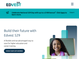 'edvest.com' screenshot