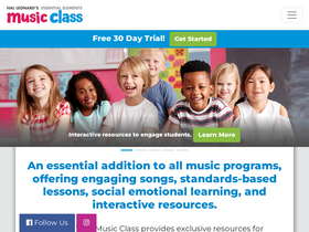 'eemusicclass.com' screenshot