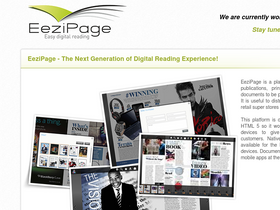 'eezipage.com' screenshot