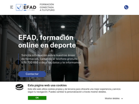 'efadeporte.com' screenshot