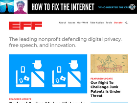 'eff.org' screenshot