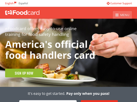 'efoodcard.com' screenshot