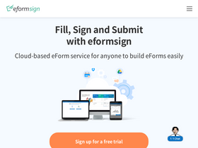 'eformsign.com' screenshot