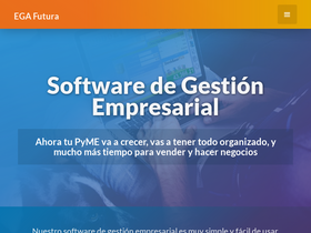 'egafutura.com' screenshot