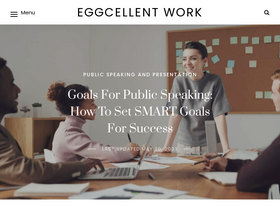 'eggcellentwork.com' screenshot
