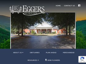 'eggersfuneralhome.com' screenshot