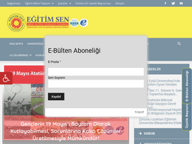 'egitimsen.org.tr' screenshot