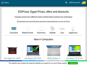 'egprices.com' screenshot