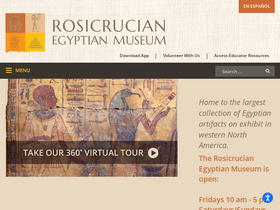 'egyptianmuseum.org' screenshot