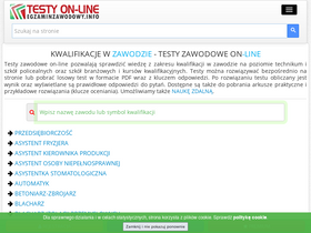 'egzaminzawodowy.info' screenshot