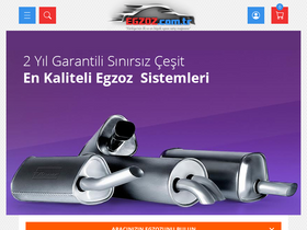 'egzoz.com.tr' screenshot