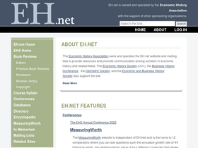 'eh.net' screenshot