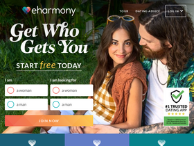 'eharmony.com' screenshot