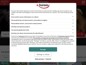 'ehorses.com' screenshot