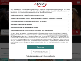 'ehorses.fr' screenshot
