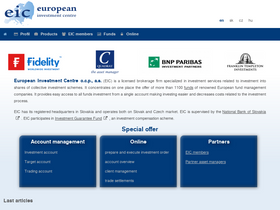 'eic.eu' screenshot