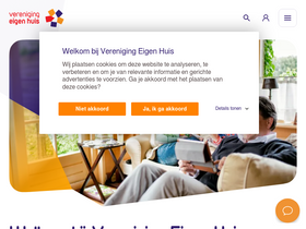 'eigenhuis.nl' screenshot