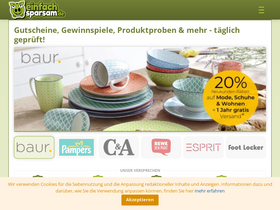 'einfach-sparsam.de' screenshot