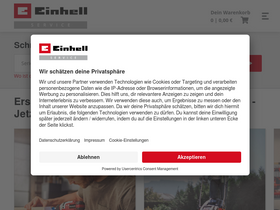 'einhell-service.com' screenshot
