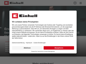 'einhell.de' screenshot