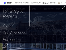 'eizoglobal.com' screenshot