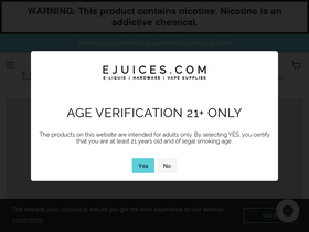 'ejuices.com' screenshot