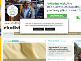 'ekolist.cz' screenshot