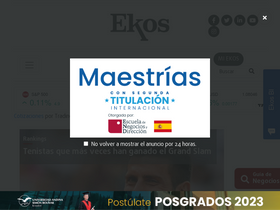 'ekosnegocios.com' screenshot