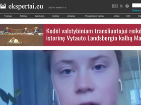 'ekspertai.eu' screenshot