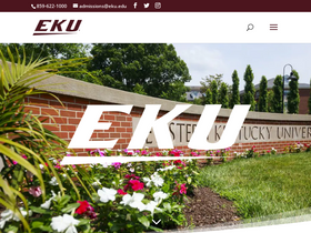 'eku.edu' screenshot