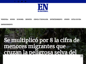 'el-nacional.com' screenshot