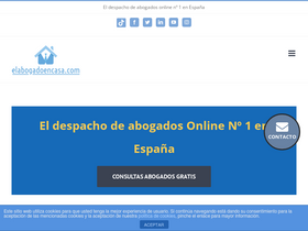 'elabogadoencasa.com' screenshot