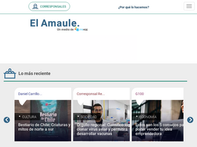 'elamaule.cl' screenshot