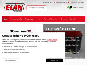 'elancar.cz' screenshot