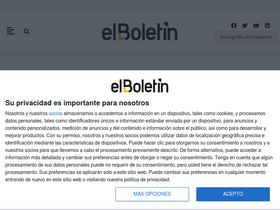 'elboletin.com' screenshot