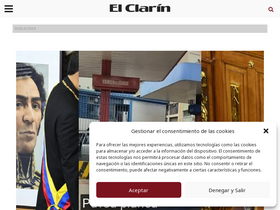 'elclarinweb.com' screenshot