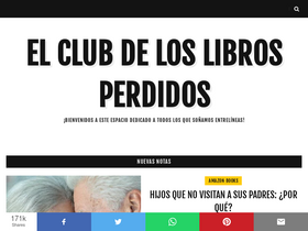 'elclubdeloslibrosperdidos.org' screenshot