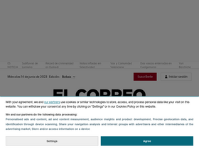 'elcorreo.com' screenshot