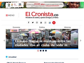 'elcronista.co' screenshot