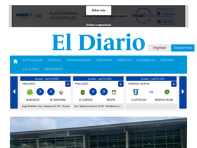 'eldiario.ec' screenshot