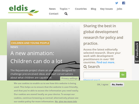 'eldis.org' screenshot