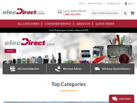 'elecdirect.com' screenshot