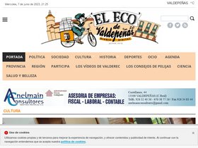 'elecodevaldepenas.es' screenshot