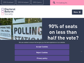 'electoral-reform.org.uk' screenshot