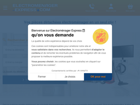 'electromenager-express.com' screenshot