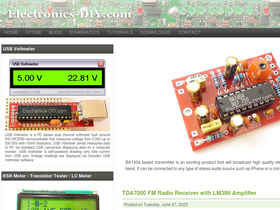 'electronics-diy.com' screenshot