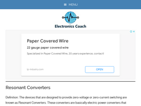 'electronicscoach.com' screenshot