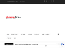 'electronicsforu.com' screenshot